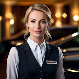 RECEPCIONISTA CON FRANCES